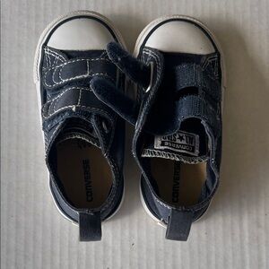 Converse Kids Dark Blue Velcro Sneakers
